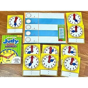 Judy Clock Booklet & Student Clocks Dry Erase daily Schedule